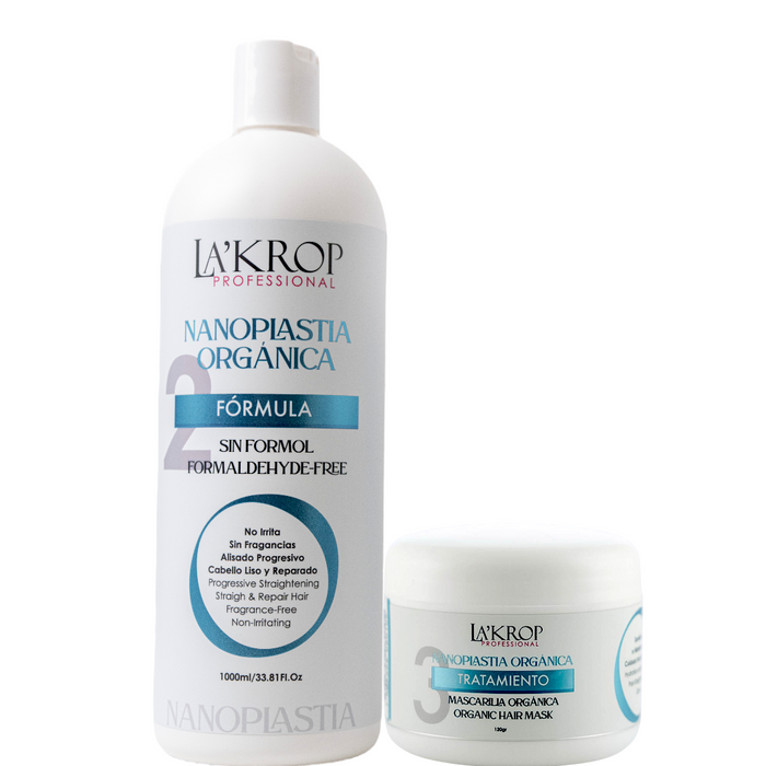 Kit Nanoplastia Orgánica SIN FORMOL Premium — Lakrop Alisado